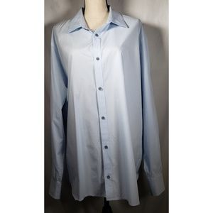 Calvin Klein Light Blue Button Down LongSleeve XXL